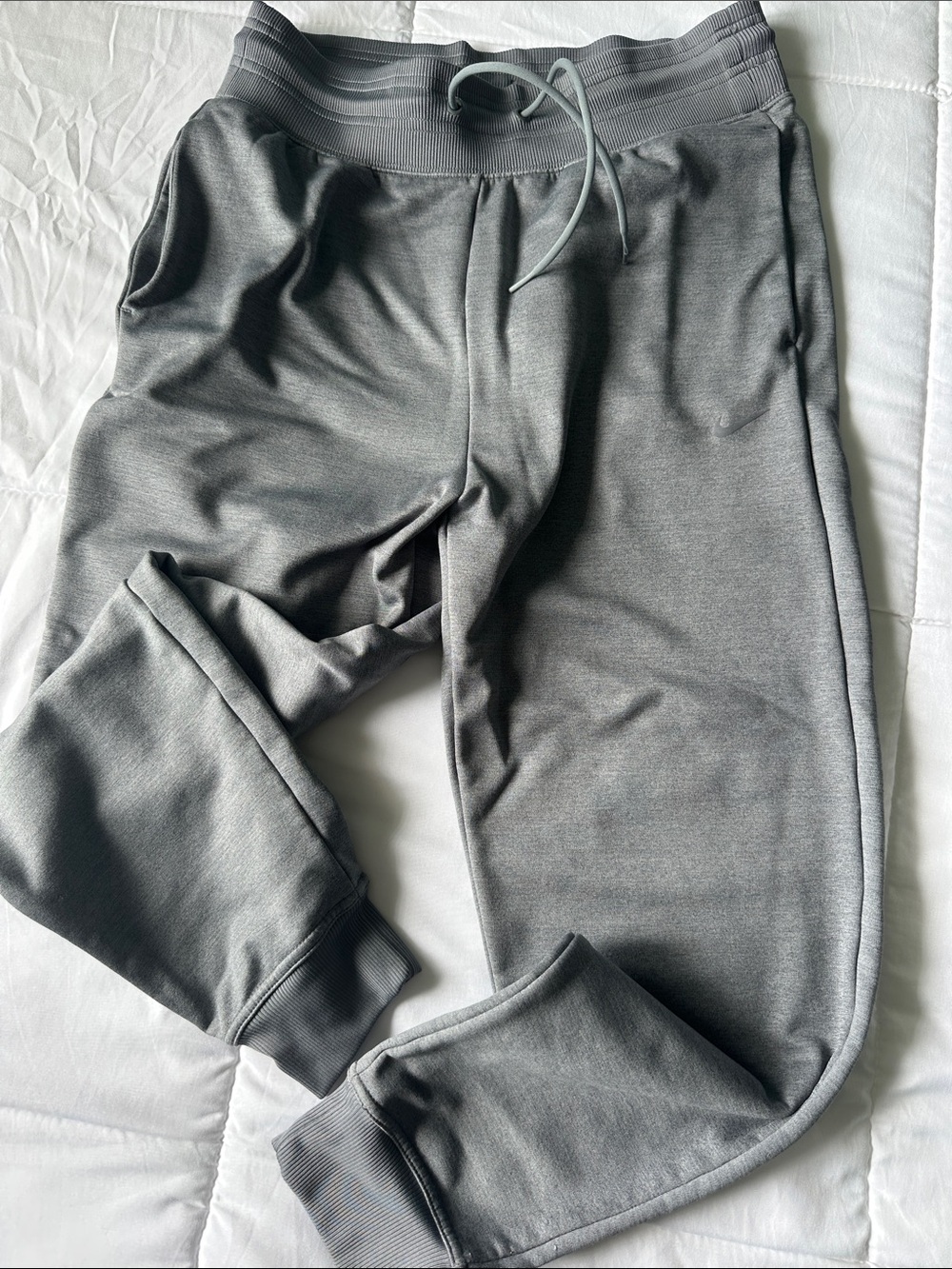 Nike Grey Therma-Fit Fleece Jogger Pants
